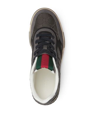 Men's Re-Web Low Top Canvas and Leather Sneakers