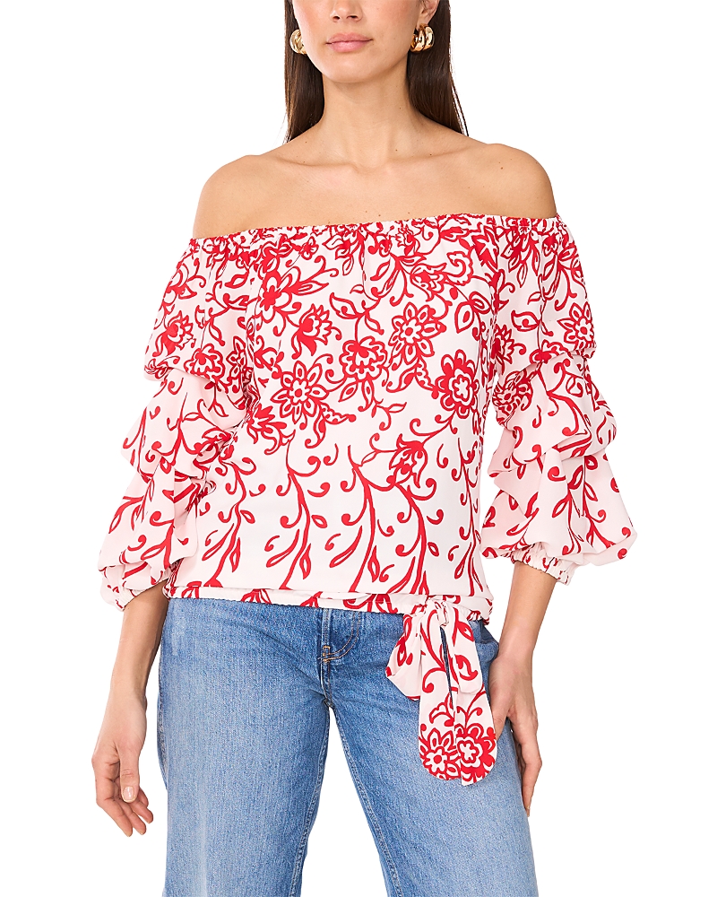 Vince Camuto Off The Shoulder Balloon Sleeve Top