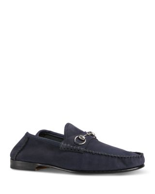 Gucci - Men's Horsebit Suede Moccasins
