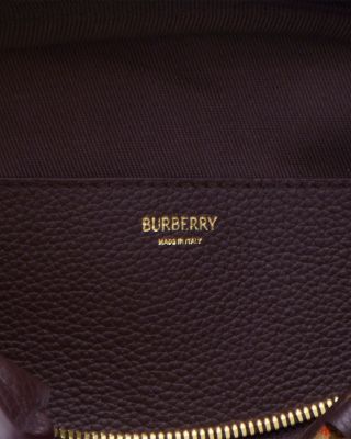 【関税&送料込】Burberry Highlands Bowling Bag Mini Highlands Bowling Bag​ in Mahogany red - Women