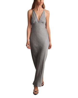 【海外限定】REISSワンピース☆Vesper Crushed Satin Slip Dress REISS Vesper Crushed Satin Midi Dress | Bloomingdale's
