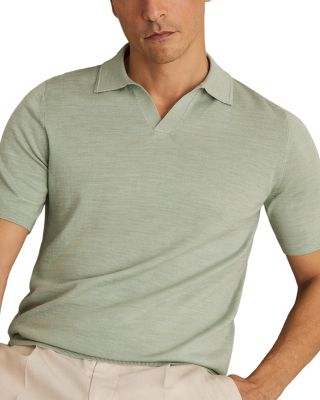 Merino Wool Pullover Polo