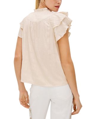 Calista Double Flutter Sleeve Top