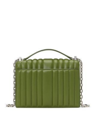 Deco Quilted Leather Small Chain Shoulder Bag