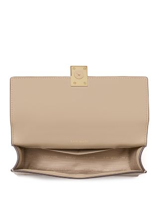 Deco Pebbled Leather Mini Flap Chain Crossbody