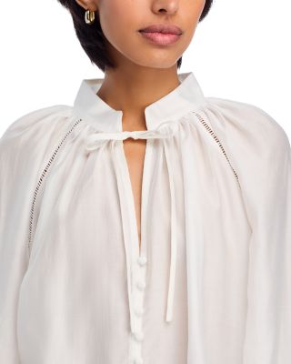 Lace Trim Blouse - Exclusive