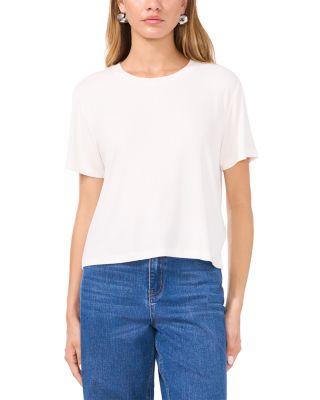 1.STATE - Rib Jersey Crop Boxy Tee