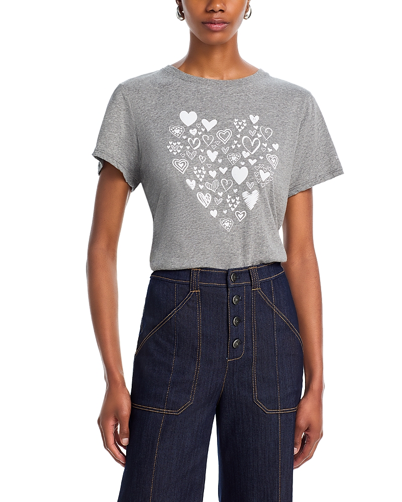 Cinq a Sept Multi Heart Tee