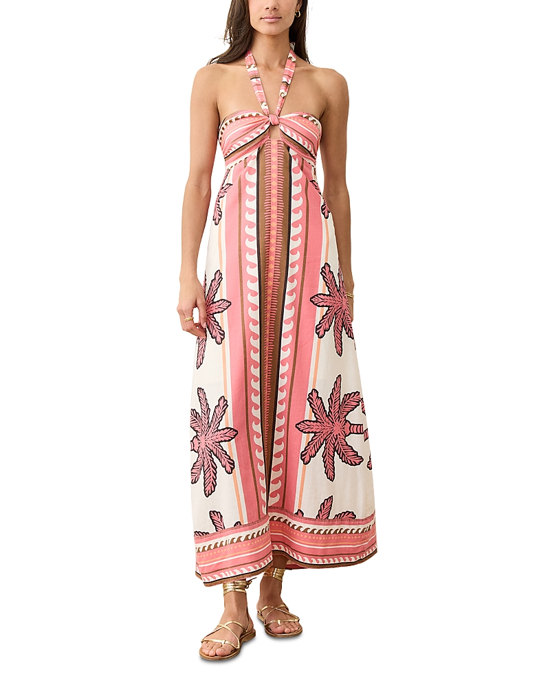 Marine Layer Canyon Halter Dress In Pink