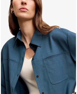 Russell Button Down Shirt - Washable Wool Twill