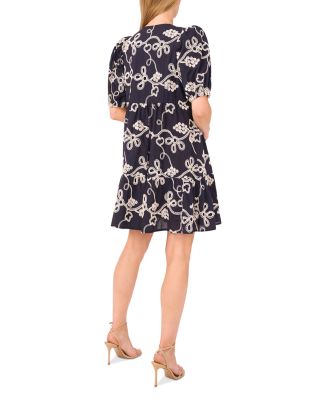 Tie Front Tiered Dress