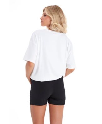 Super Soft Foldover Waistband Maternity Shorts