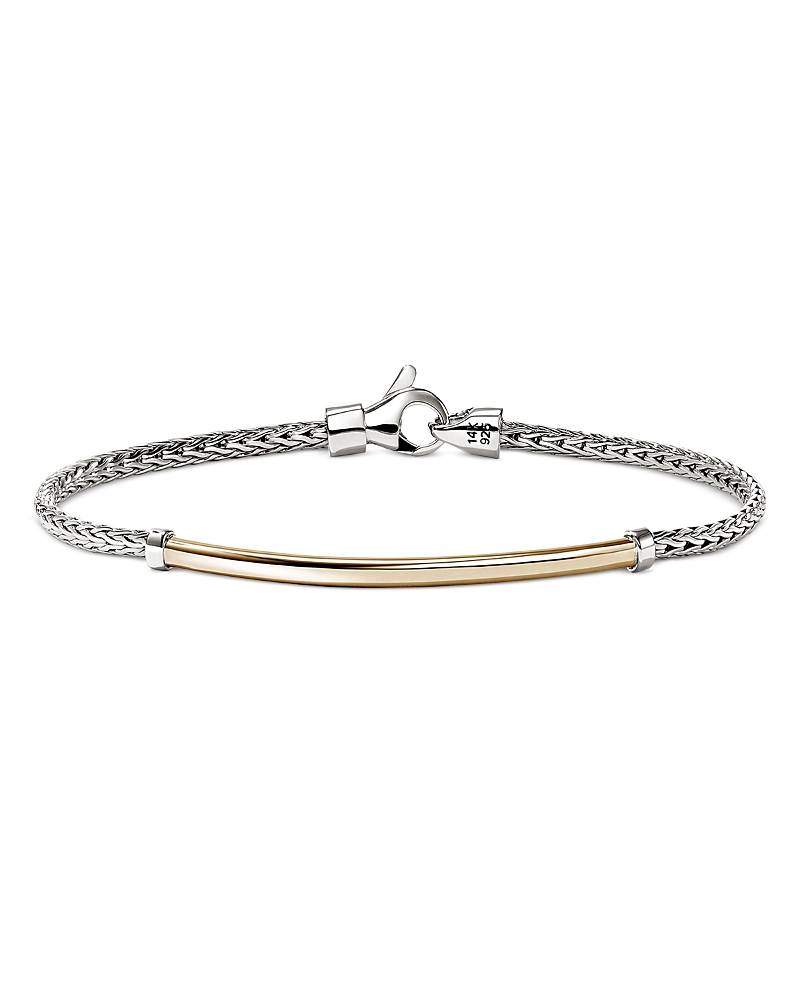 John Hardy 14kt Gold Jh Essential Bracelet In Metallic