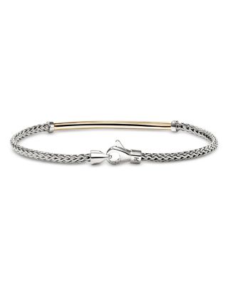 Sterling Silver & 14K Yellow Gold JH Essentials Bracelet