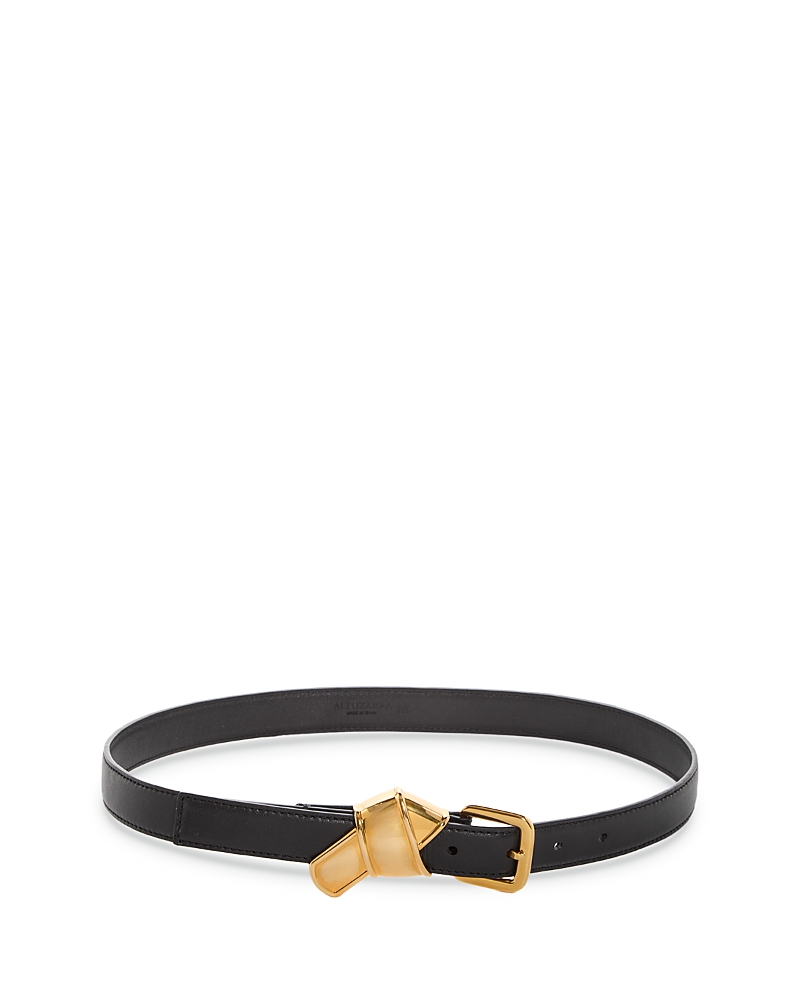 Altuzarra Women's Knot Leather Belt In Black