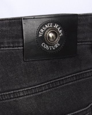 Straight Slouchy Fit Jeans in Black