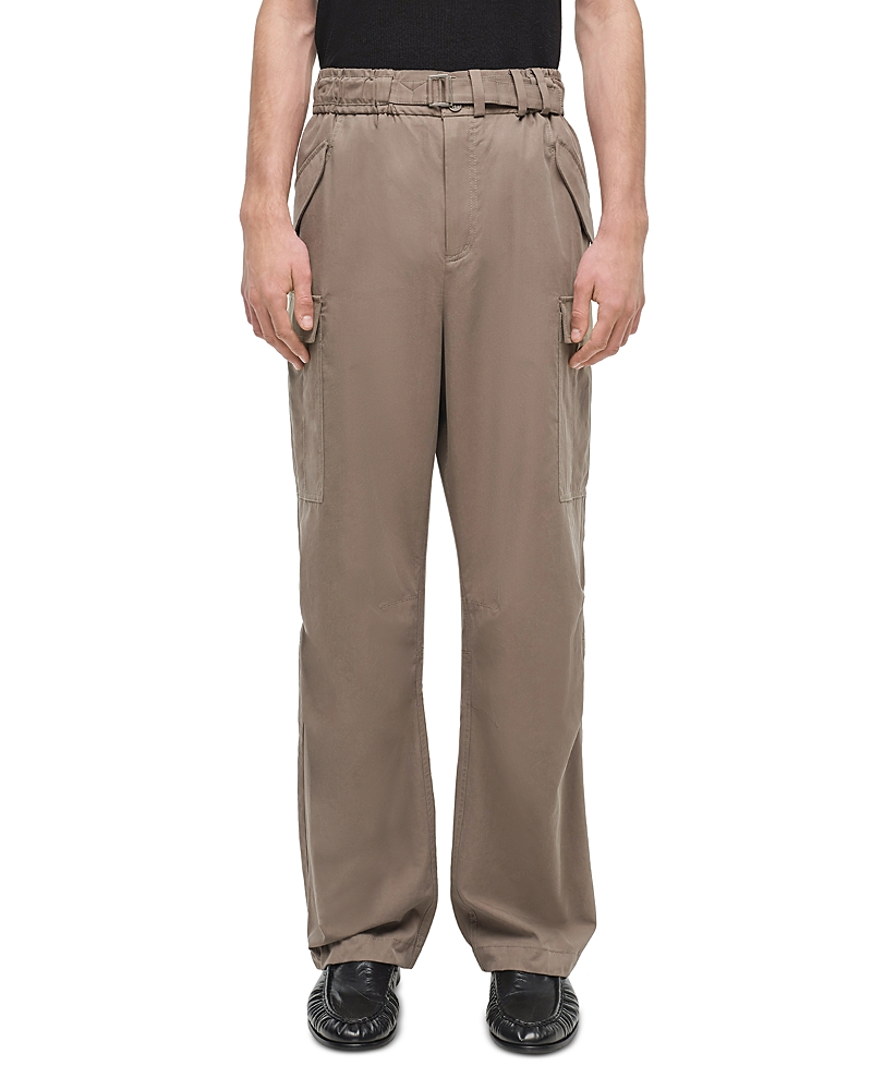 Simkhai Garrett Wide Leg Belted Cargo Pants In Green