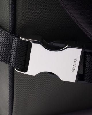 Medium Re-Nylon and Saffiano Leather Shoulder Bag