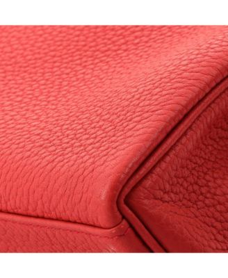 Kelly 28 Handbag Pink Togo with Palladium Hardware