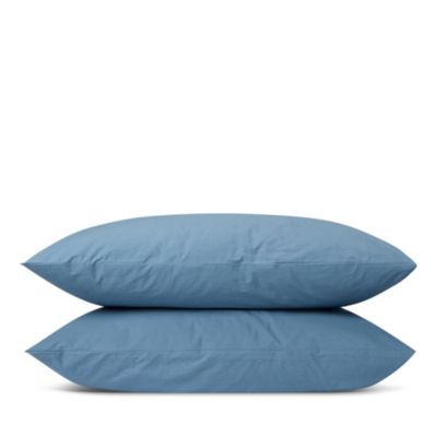 Washed Cotton Percale Pillowcase Pair, King