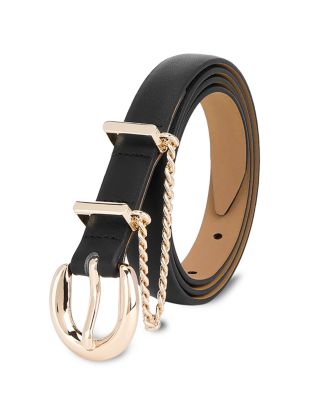 Women's Cascade Chain Leather Belt