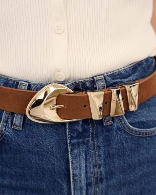 Women's Modern Western Leather Belt
