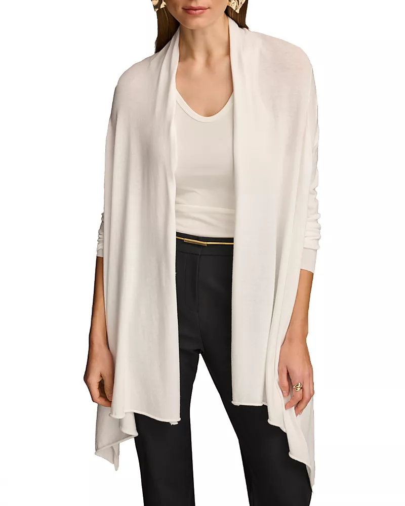 Donna Karan Drape Cardigan