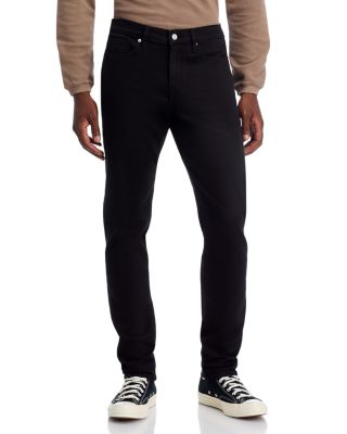 L'Homme Athletic Fit Jeans in Noir