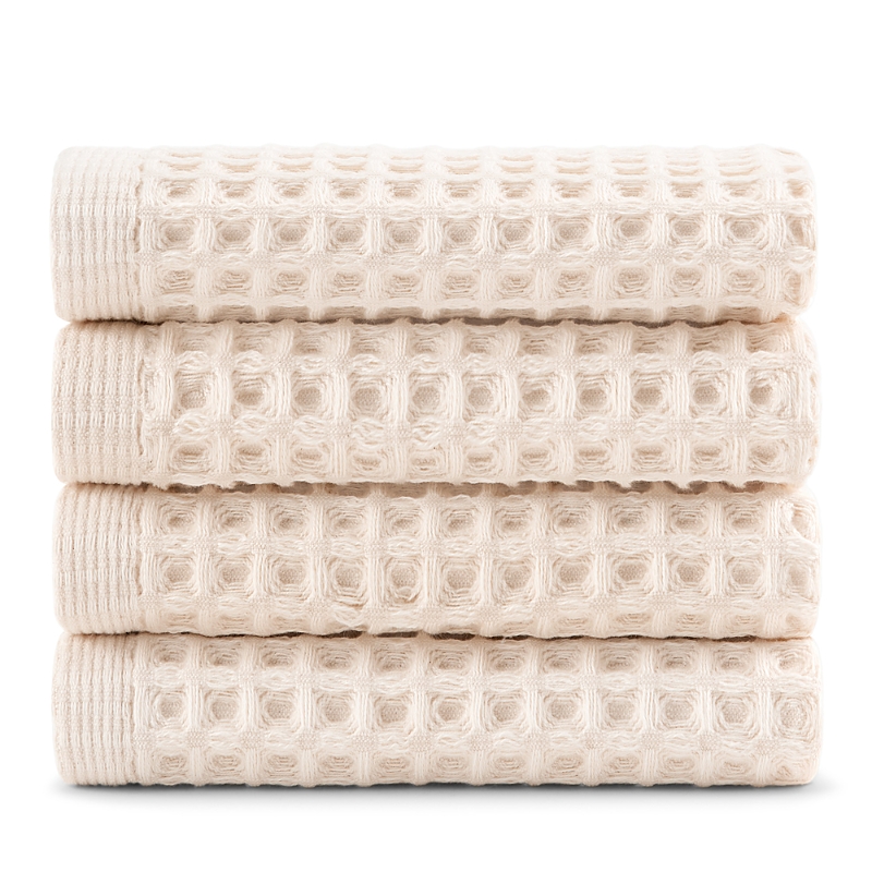 Dkny Pure Set Of 4 Pure Yarn Dyed Cotton Waffle Washcloths