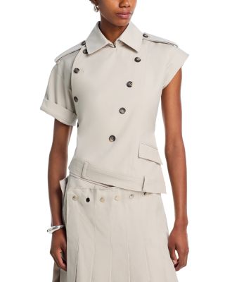 Multi Button Twisted Shirt