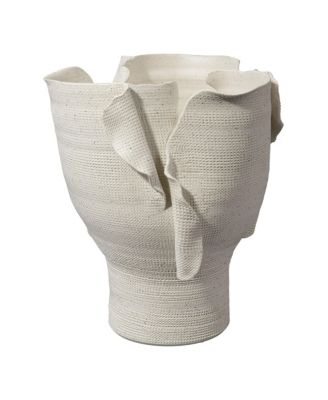  Torn Wide Porcelain Decorative Vessel