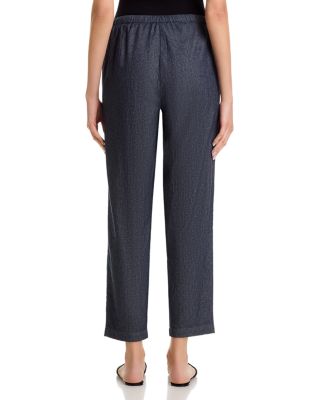 Drawstring Tapered Ankle Pants