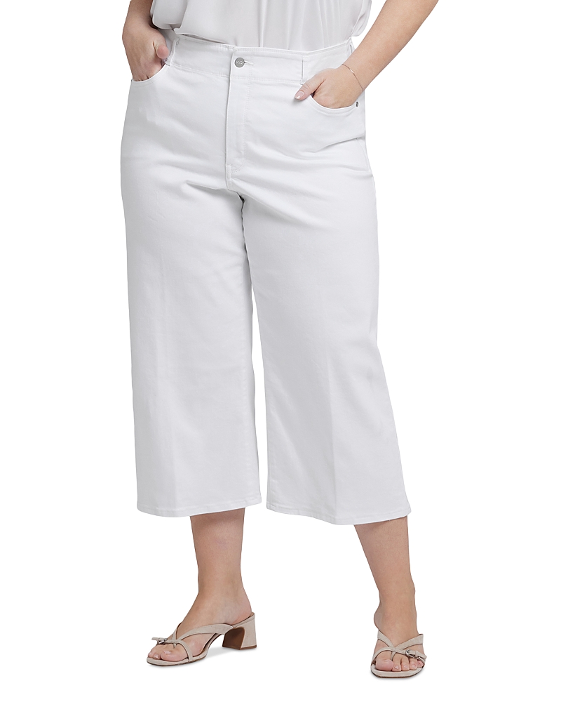 Nydj Plus Brigitte Wide Leg Capri Pants