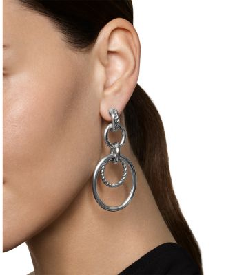 DY Mercer&reg; Mobile Drop Earrings in Sterling Silver, 65.7mm
