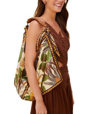 Foliage Sketch Scarf Tote