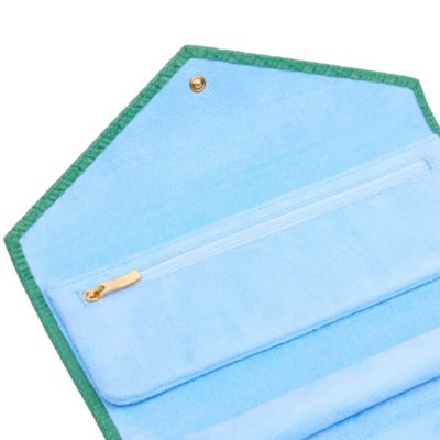 Charlotte Leather Jewelry Roll