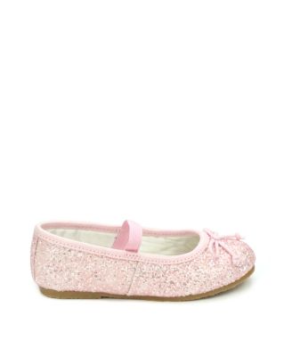 Girls' Victoria Glitter Flat - Baby, Toddler, Little Kid