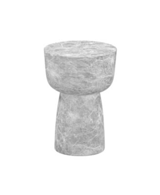  Charra Marble Indoor/Outdoor Side Table