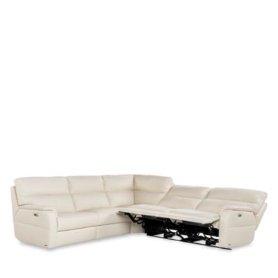 Grazia 5-Piece Power Reclining Leather Sectional