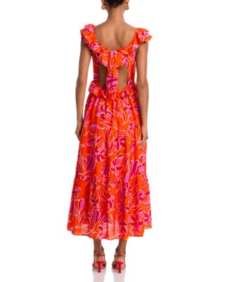 Leaf Ruffle Dress - Exclusive 