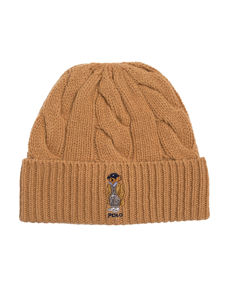 Polo Ralph Lauren Fall Bear Hat In Brown