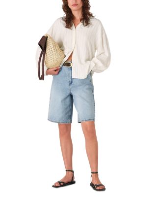 Stripe Long Sleeve Blouse