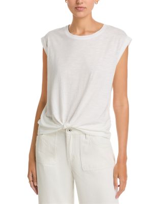 Knotted Hem Muscle Tee