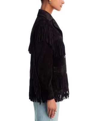 Suede Fringe Jacket