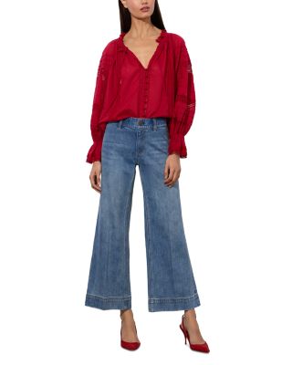 Slay Clean Wide Leg Jeans in Avery Blue