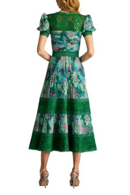 Ambria Floral Print Midi Dress