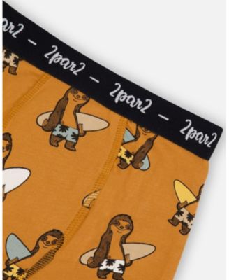 Boys' Printed Organic Cotton Boxer Shorts - Little Kid, Big Kid