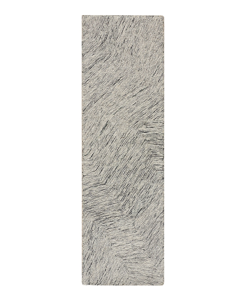 Dkny Pure Angles Ang01 Runner Area Rug, 2'2 X 7'5 In Blue