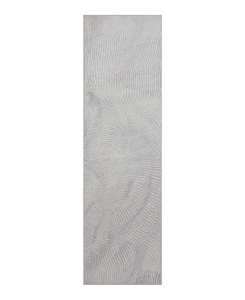 Dkny Central Park West Cep01 Runner Area Rug, 2'2 X 7'5 In Gray