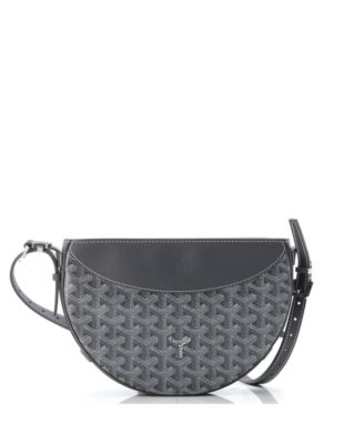 Pre-Owned Goyard - Hirondelle Shoulder Bag Coated Canvas and Leather